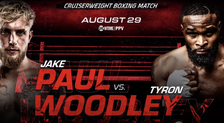 JAKE PAUL SE ENFRENTA AL EX CAMPEÓN DEL UFC TYRON WOODLEY