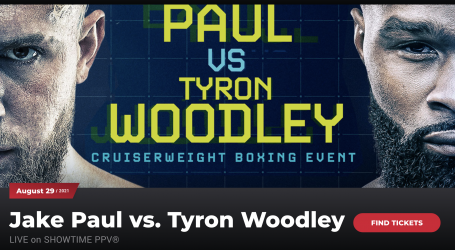 ¡ENTRADAS YA A LA VENTA PARA JAKE PAUL VS. TYRON WOODLEY!
