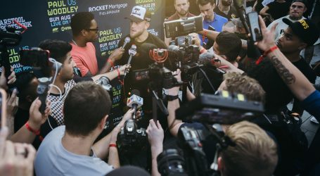 ENTRENAMIENTO ABIERTA DE JAKE PAUL VS. TYRON WOODLEY EN CLEVELAND