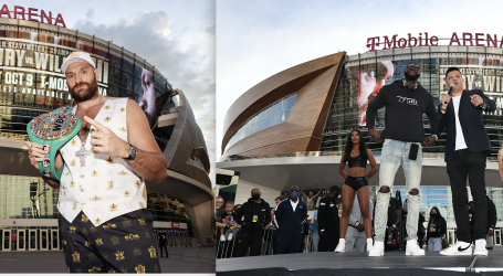 TYSON FURY Y DEONTAY WILDER HACEN SU GRAN ARRIBO A LAS VEGAS
