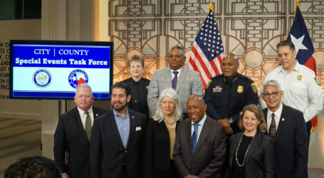 Houston – Harris County Task Force on Special Events Announced Today
