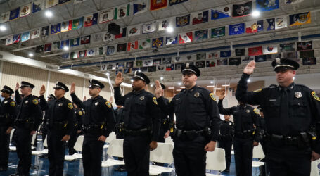Mayor Sylvester Turner welcomes new police officers, announces pay raise and contract agreement with the Houston Police Officers Union