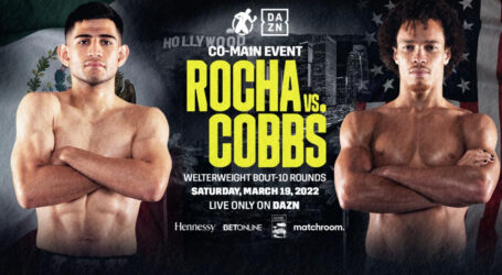 ALEXIS ROCHA AND BLAIR COBBS FACE-OFF AS THE CO-MAIN EVENT FOR ORTIZ, JR. VS. MCKINSON
