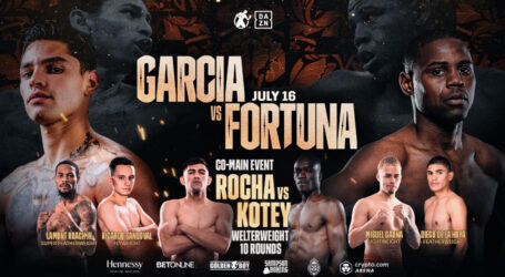 ALEXIS ROCHA TO FACE SAMUEL KOTEY AS THE CO-MAIN EVENT FOR GARCIA VS. FORTUNA