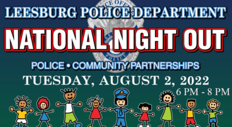Leesburg Police to Host Annual National Night Out Event on Tuesday August 2