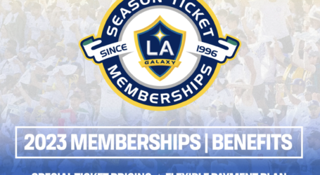 Las membresías de boletos de temporada 2023 del LA Galaxy ya están a la venta