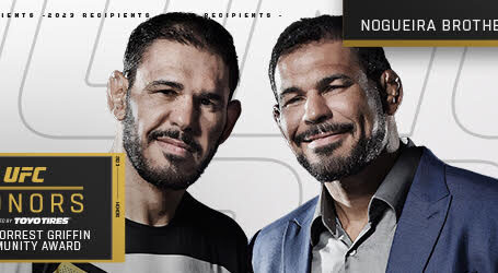 THE NOGUEIRA BROTHERS NAMED 2023 RECIPIENTS OF FORREST GRIFFIN COMMUNITY AWARD PRESENTED BY TOYO TIRES