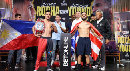 ROCHA VS. YOUNG OFFICIAL WEIGHTS