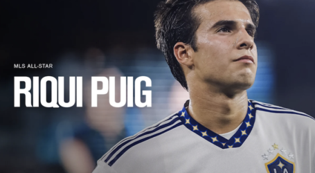 El mediocampista del LA Galaxy Riqui Puig ha sido seleccionado para el MLS All-Star Game 2023 Presentado por Target