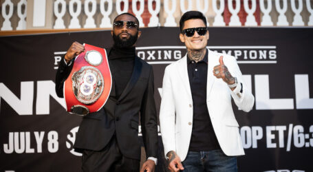 LA CONFERENCIA DE PRENSA FINAL DE JARON “BOOTS” ENNIS VS. ROIMAN VILLA 