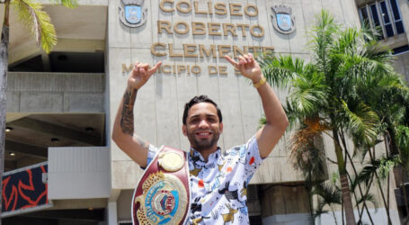 OSCAR COLLAZO HOSTS PRESS CONFERENCE IN PUERTO RICO AHEAD OF HIS WBO DEFENSE