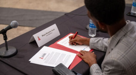 Mayor Scott Signs Latest ‘Paris Declaration’ to End HIV Epidemic
