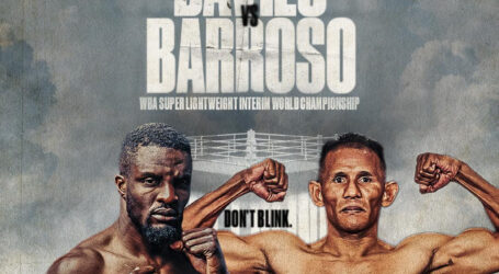OHARA DAVIES TO FACE ISMAEL BARROSO IN WBA SUPER LIGHTWEIGHT INTERIM WORLD CHAMPIONSHIP FIGHT