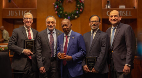 Tetra Tech Honors City of Houston Mayor and City Council with annual Francisco Sanchez Public Service Award