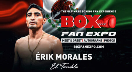 Four-Division Boxing World Champion Erik Morales Confirmed for 7th Box Fan Expo