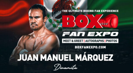 Four-Division Boxing World Champion Juan Manuel Marquez Confirmed for 7th Box Fan Expo