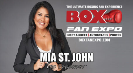 Former WBC Boxing World Champion Mia St. John