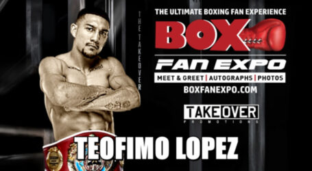 WBO Champion Teofimo Lopez Confirmed for Seventh Annual Box Fan Expo