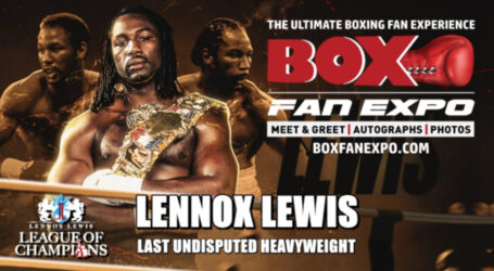 Lennox Lewis – Boxing Hall of Famer, Legend and last Undisputed Heavyweight Champion Confirmed for Seventh Annual Box Fan Expo External Inbox