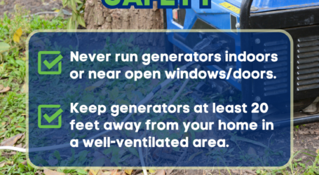 Emergency Management Leaders Urge Generator Safety
