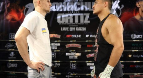 VERGIL ORTIZ JR. AND SERHII BOHACHUK HOST LOS ANGELES MEDIA WORKOUT