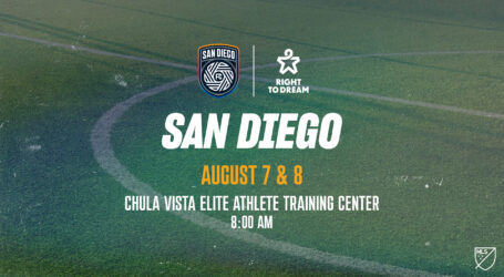 Additional Tryout Date & New Location: San Diego FC Right to Dream Academy Open Tryouts