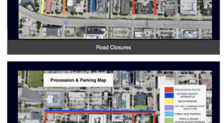 Road Closures for Services for Fallen Houston Firefighter Marcelo «Ox» Garcia III
