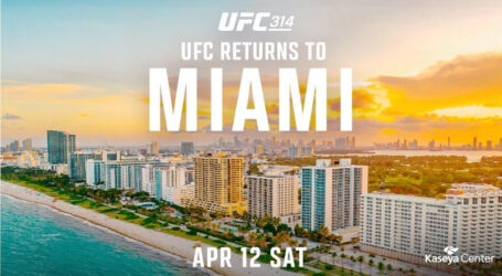 UFC RETURNS TO MIAMI WITH FEATHERWEIGHT TITLE BOUT