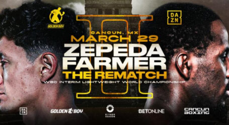 WBC INTERIM WORLD CHAMPION WILLIAM ZEPEDA TO DEFEND TITLE AGAINST TEVIN «2X» FARMER