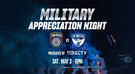 San Diego FC to Host Military Appreciation Night, Presented by DIRECTV on May 3