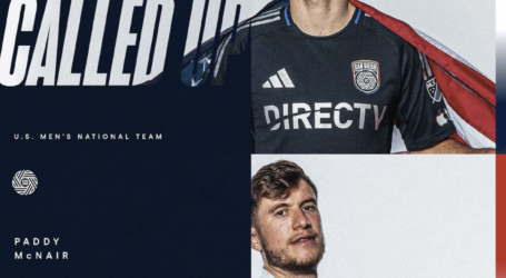 San Diego FC’s Luca de la Torre and Paddy McNair Called Up for International Duty with U.S. Men’s National Team and Northern Ireland