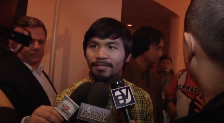 CONFERENCIA DE PRENSA PREVIA A LA PELEA POR EL TÍTULO MUNDIAL DE MANNY PACQUIAO VS. MARIO BARRIOS
