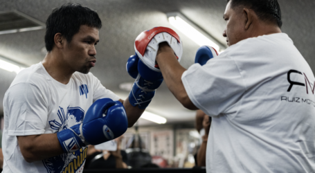ENTRENAMIENTO ABIERTO DE MANNY PACQUIAO