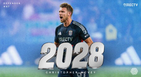 San Diego FC Signs Defender Christopher McVey to a Contract Extension