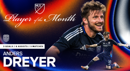 San Diego FC Forward Anders Dreyer Named MLS Player of the Month for June 2025