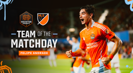 Felipe Andrade named to MLSSoccer.com Team of the Matchday