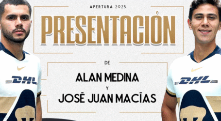 Nuevos refuerzo para Los Pumas; Macías y Medina, nuevos jugadores de Pumas