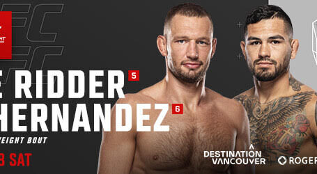 UFC RETURNS TO VANCOUVER WITH THRILLING MIDDLEWEIGHT CLASH