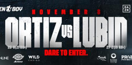 DARE TO ENTER: UNDEFEATED WBC INTERIM CHAMPION VERGIL ORTIZ TO DEFEND SUPER WELTERWEIGHT TITLE FROM NUMBER 1 CONTENDER ERICKSON “THE HAMMER” LUBIN