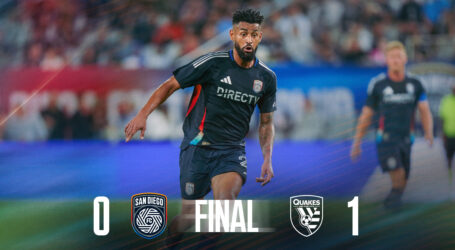 San Diego FC Falls 1-0 to San Jose Earthquakes in MLS Regular Season Finale at Snapdragon Stadium