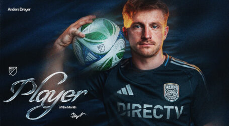 San Diego FC Forward Anders Dreyer Named MLS Player of the Month for August 2025