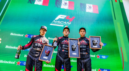 Fernando Luque primer lugar de la FIA NACAM Fórmula 4 en el Gran Premio de CDMX