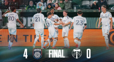 San Diego FC Finishes Regular Season in First Place After 4-0 Win Over Portland Timbers