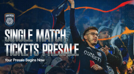 Your 2026 Single Match Ticket Presale Begins Now!