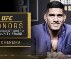 ALEX PEREIRA NAMED 2026 RECIPIENT OF FORREST GRIFFIN COMMUNITY AWARD 
