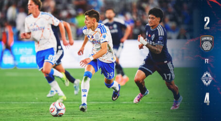 San Diego FC Plays to a 4-2 Loss Against Vancouver Whitecaps FC at Snapdragon Stadium