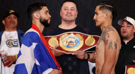 OFFICIAL WEIGHTS AND PHOTOS  COLLAZO VS. VALDEZ